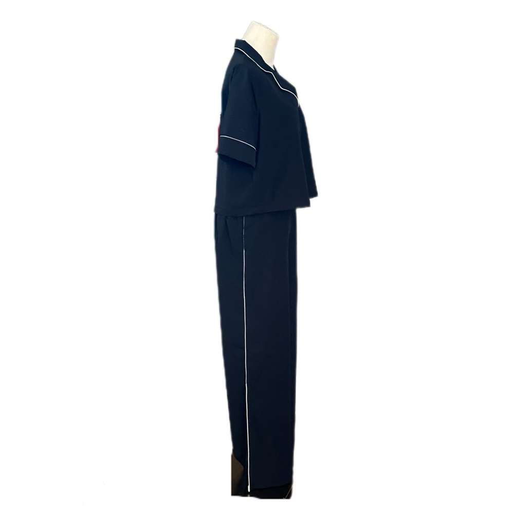 Jason Wu Black Two Piece Pajama Set Wide Leg NWT - Picture 8 of 17